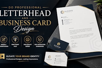 letterhead and business card design