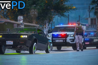 develop fivepd, lspdfr and nopixel inspired police rp server for fivem