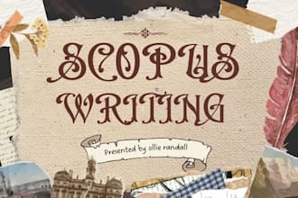 provide professional scopus journal writing support