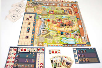 do board game design, card game development, tabletop game, rulebook and box