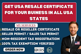 do resale certificate seller permit non resident llc sales tax registration