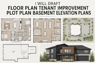 do floor plan tenant improvement plot plan basement elevation plans patio cover