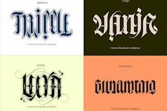 create a custom ambigram name design for tattoo and logo