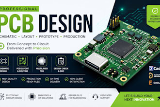 design pcb layout, circuit board and electronics design