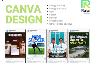 create professional canva graphic designs