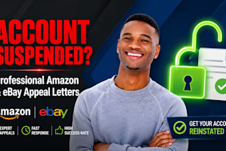 write amazon suspension appeal letter and ebay reinstatement poa