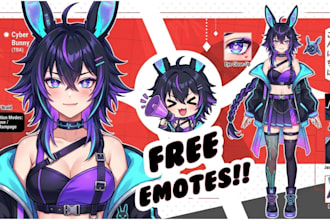 do vtuber model live2d vtuber avatar anime vtuber for rigging