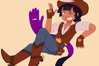 draw lively illustrations of your favorite characters