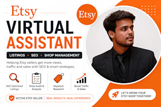 be your etsy virtual assistant VA