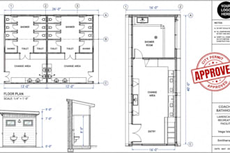draw permit ready site plans for deck shed pool and home additions