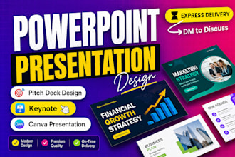 design powerpoint presentation, pitch deck, business presentation slides