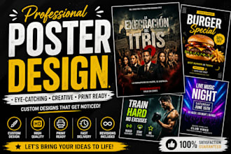 create eye catching poster and flyer designs
