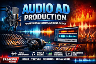 audio engineering and editing for companies and websites