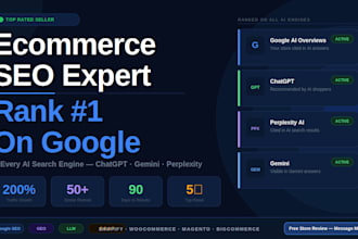 do ecommerce SEO expert and ai search optimization to boost organic sales