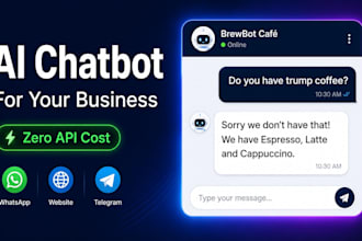 build an ai chatbot for your business with zero API cost