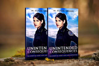 design a cool book cover for your novel