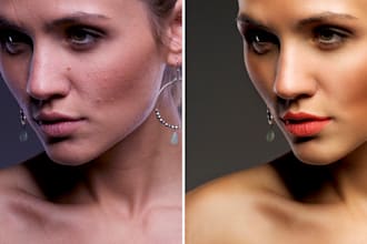 retouch your model images into magazine  cover photo quality
