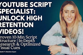 write retention optimized youtube scripts