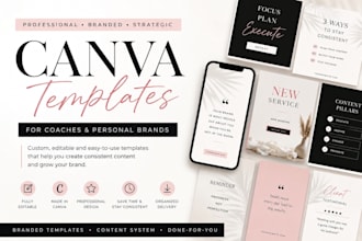 create branded canva templates for personal brands