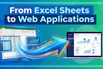 convert excel sheet to web application