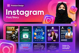 design creative instagram facebook post design
