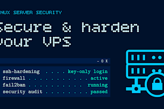 set up and harden your ubuntu or debian vps with firewall and ssh