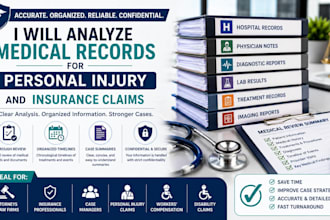 medical records for personal injury and insurance claims