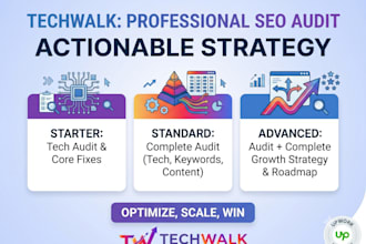 full SEO audit with actionable strategy