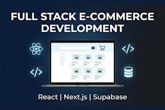 build a production ready react ecommerce website with supabase