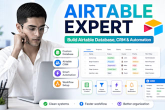 build airtable database , airtable automation airtable crm airtable expert