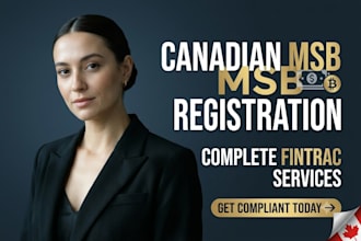 provide canadian msb formation and fintrac registration compliance