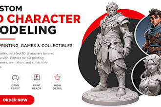 create custom 3d printable dnd and tabletop miniature stl files