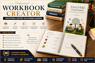 create educational workbooks and special education pdfs