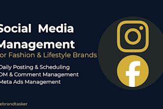 manage your jewelry or fashion brand social media accounts