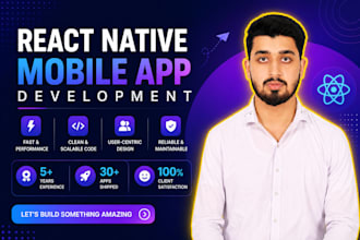 develop react native mobile app, mvp, saas, ios and android app