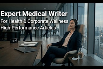 be your expert medical content writer for health and wellness blog