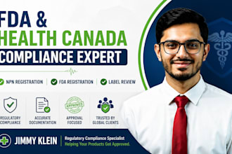 handle fda registration, health canada npn and supplement compliance