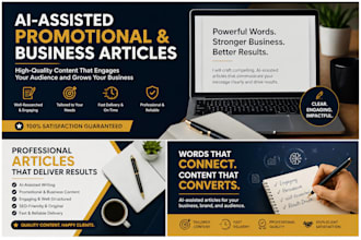 write ai promotional articles for your business