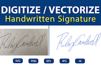 vectorize signature handwritten signature to png svg eps
