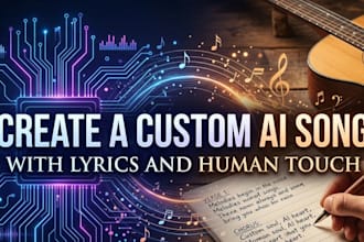 create a custom ai song with lyrics in any genre or style