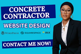 build a professional concrete contractor website masonry website contractor site