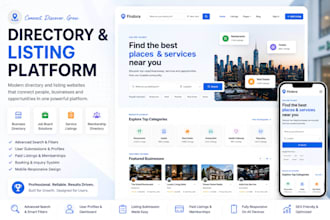 build brilliant directory website, job boardly, edirectory and listing website