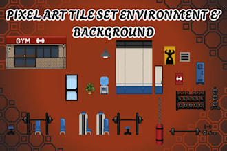 design custom tile map pixel art tileset environment using rpg maker mz mv game