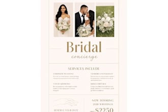 design a customizable canva wedding planner template