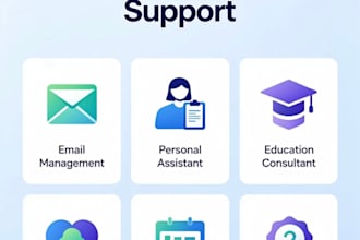 provide reliable admin an education support I handle emails and pa tasks