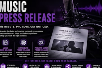 music press release distribute press release and promote music press release