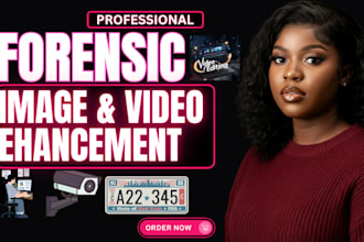 do professional forensic image and video editing, restoration, and enhancement