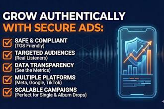 create and run targeted advertising for your music promotion, spotify music, ads