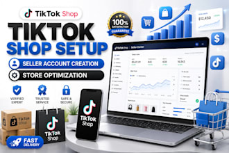 create your tiktok shop and configure seller center