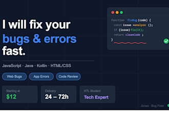write, debug or fix your java, kotlin and web projects